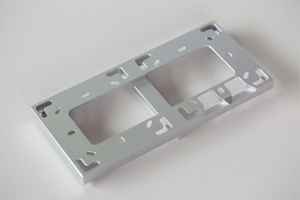 Loxone Montagerahmen 2-fach Silber - 3