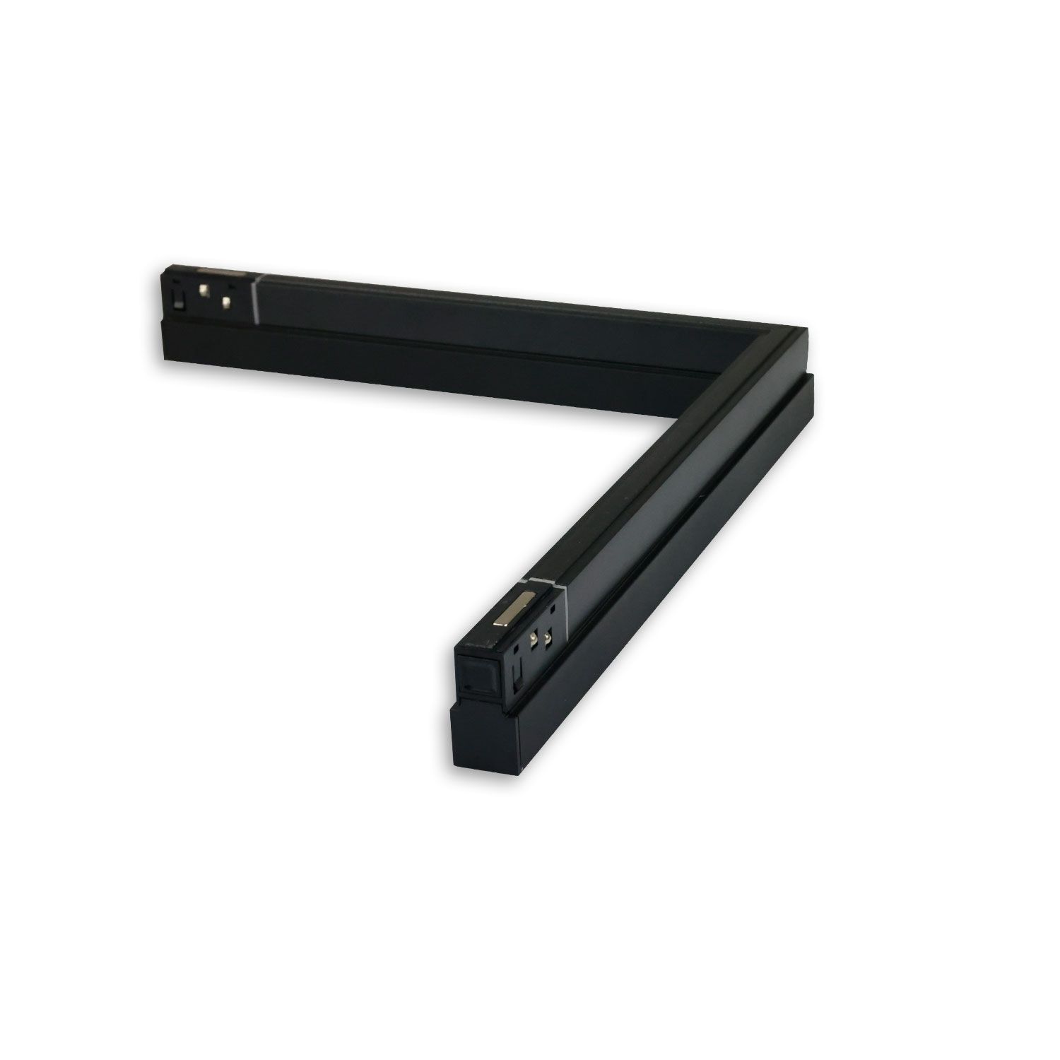 ISOLED Track48 Eckleuchte horizontal schwarz, 20W, 120°, 48V DC, 3000K,CRI90, Line+ - 3