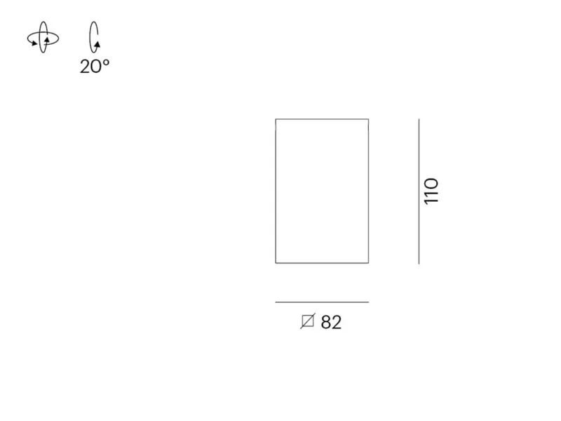 Molto Luce ATUS SINGLE SQUARE SD (schwarz) - 2