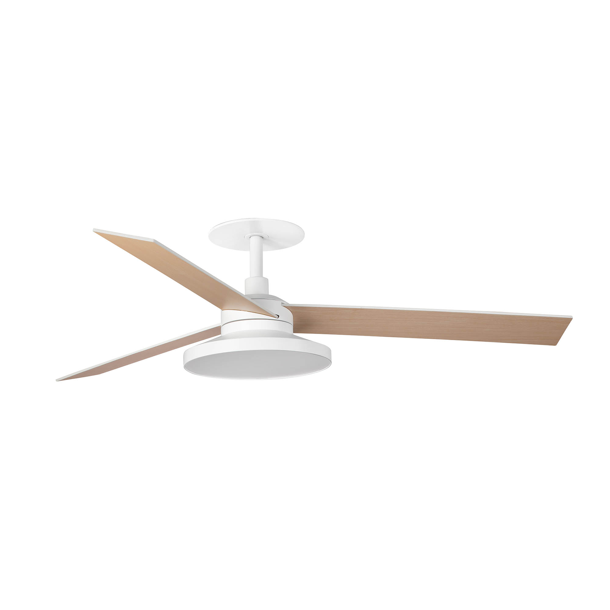 Faro RUDDER RECESSED TAK 3 L Ventilator weiß/Esche 2700K - Produktbild 1