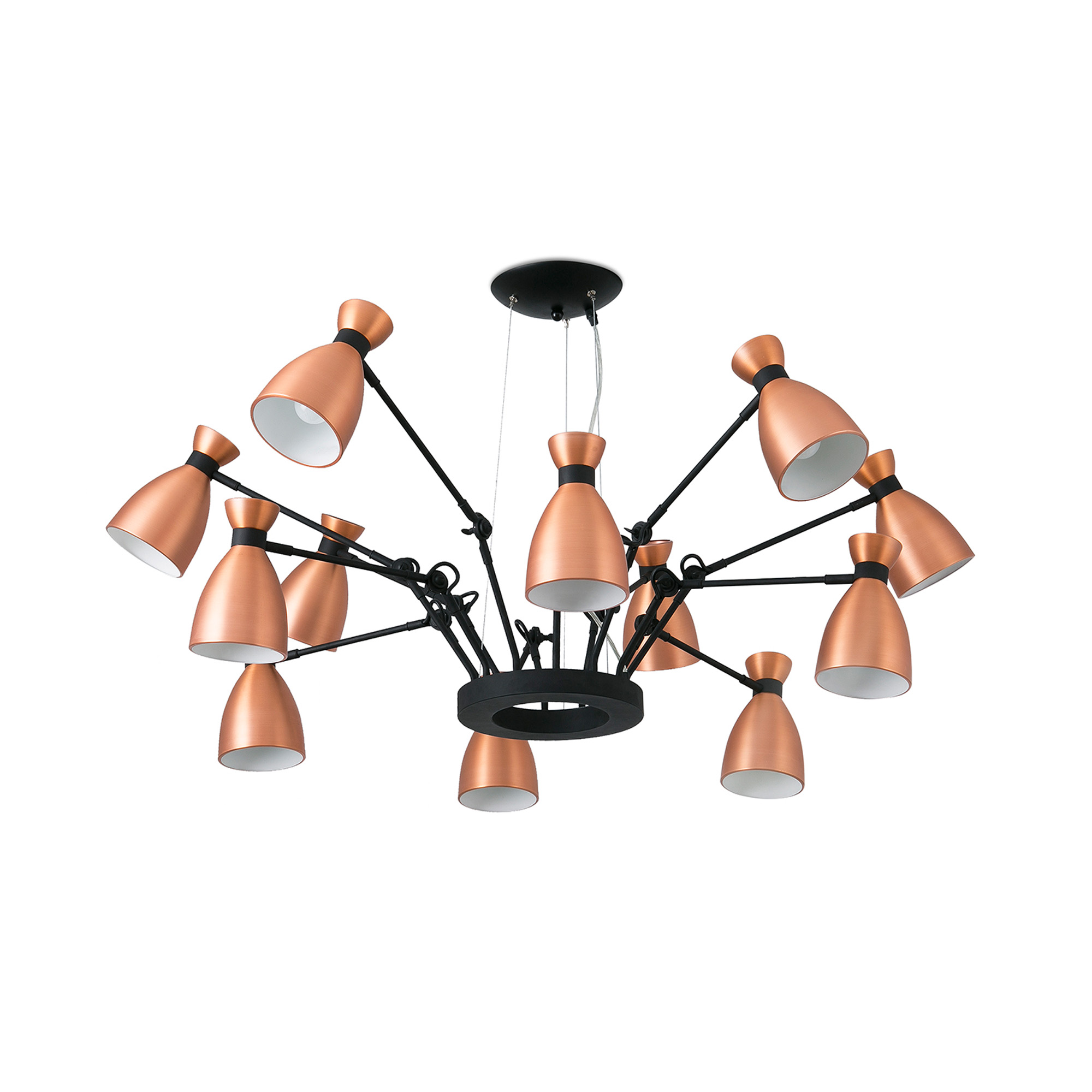 Faro RETRO 12L Pendelleuchte aus Kupfer - 1