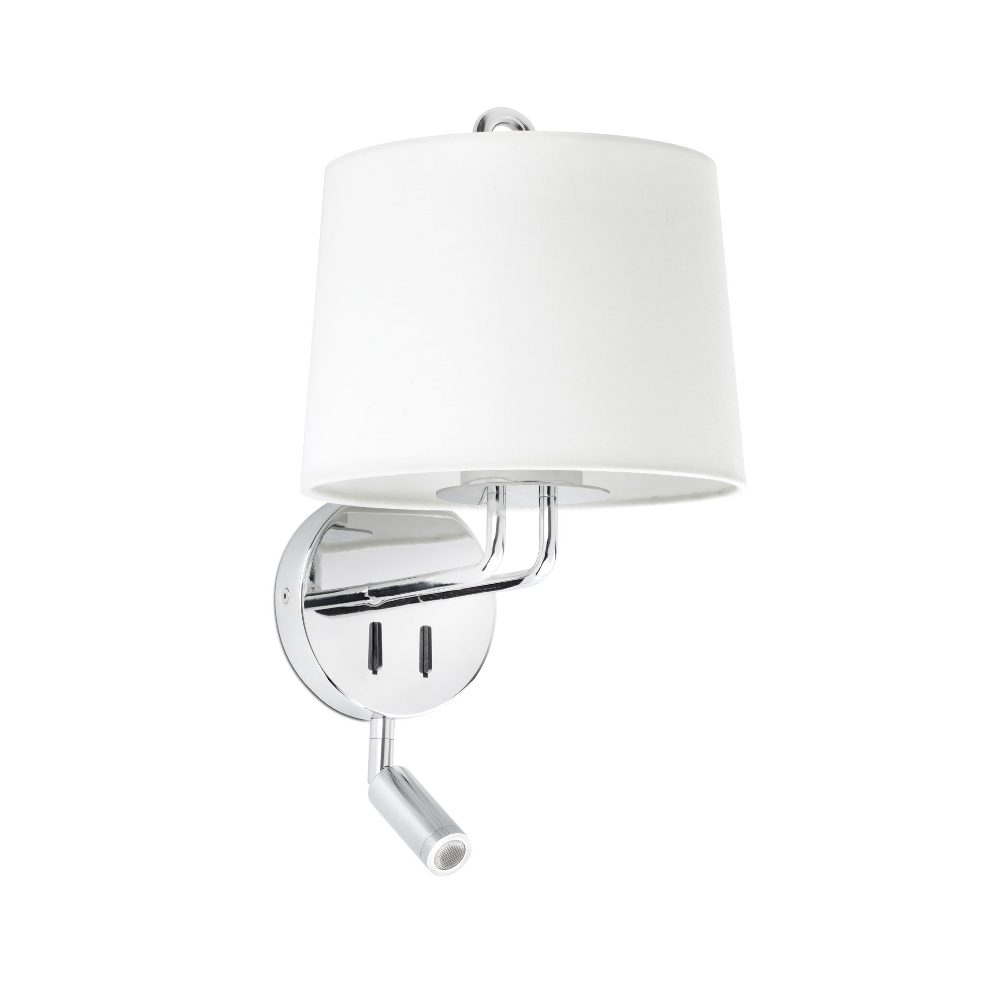 Faro MONTREAL Wandleuchte mit Chrom/Weiß-Leser - Produktbild 1