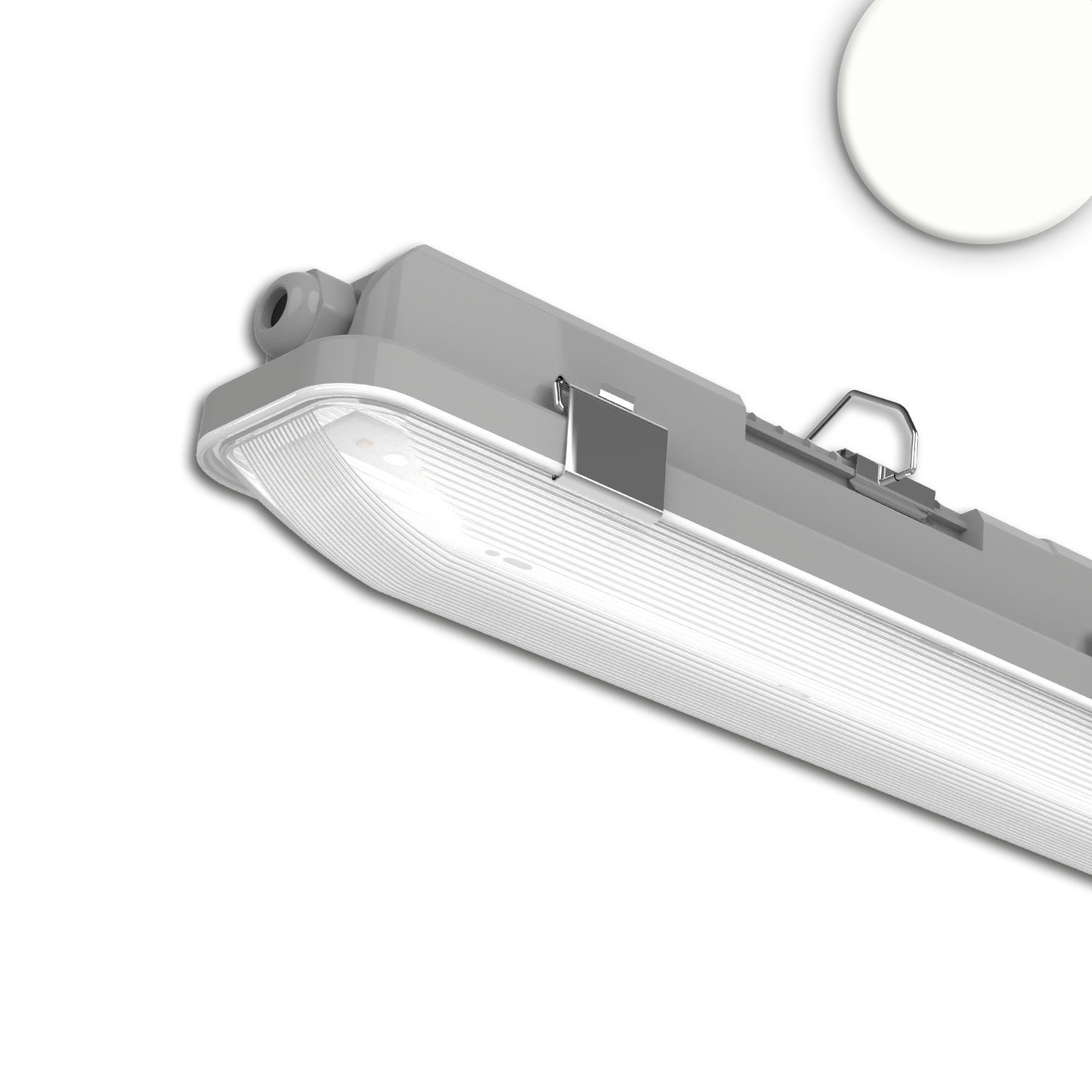 ISOLED LED Wannenleuchte SL 120cm, IP66, PowerSwitch 24-40W, 140lm/W, 4000K - 1