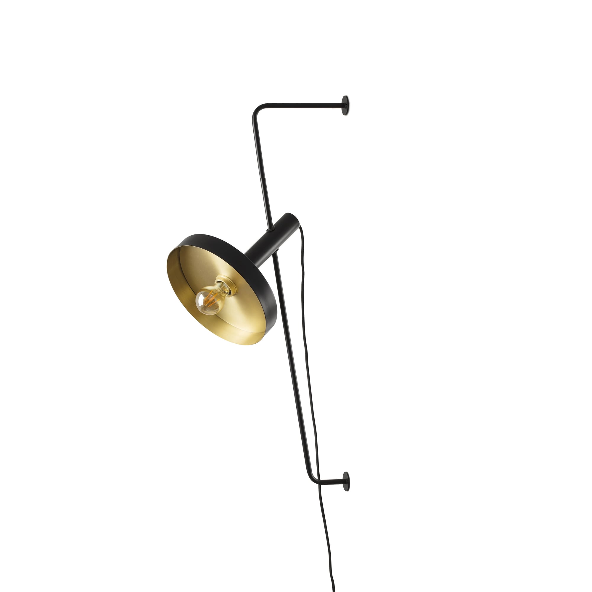 Faro WHIZZ Wandleuchte schwarz/gold - Produktbild 4
