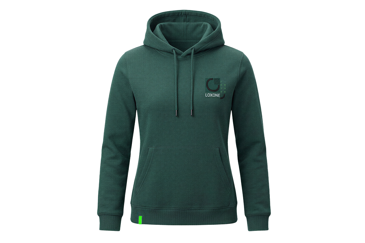Loxone Hoodie Damen Lifestyle Dunkelgrün M Loxone Hoodie Damen Lifestyle Dunkelgrün M - 1