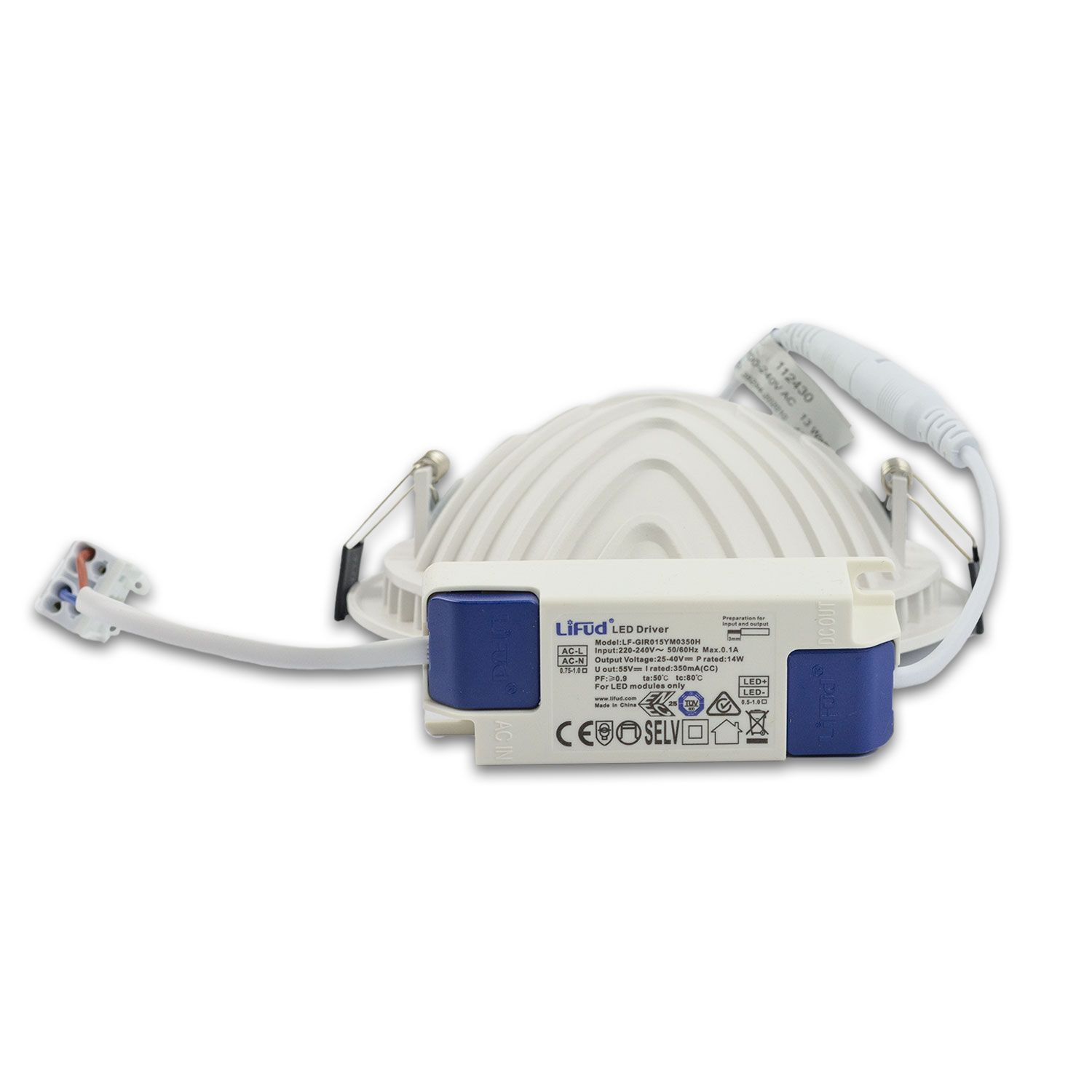 ISOLED LED Downlight LUNA 15W, indirektes Licht, weiß, warmweiß, dimmbar - 3
