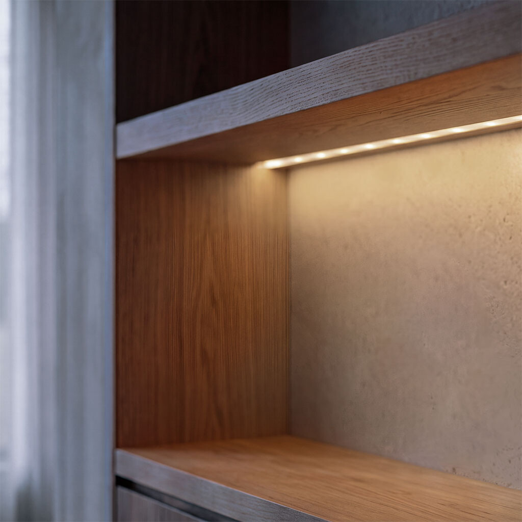 Emilum Flex Stripe 24V, 14.4W, 3000K, CRI90, 60LED, IP20, 10mm - 2