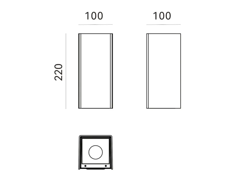Molto Luce CORBA SQ W (anthrazit) - Produktbild 2