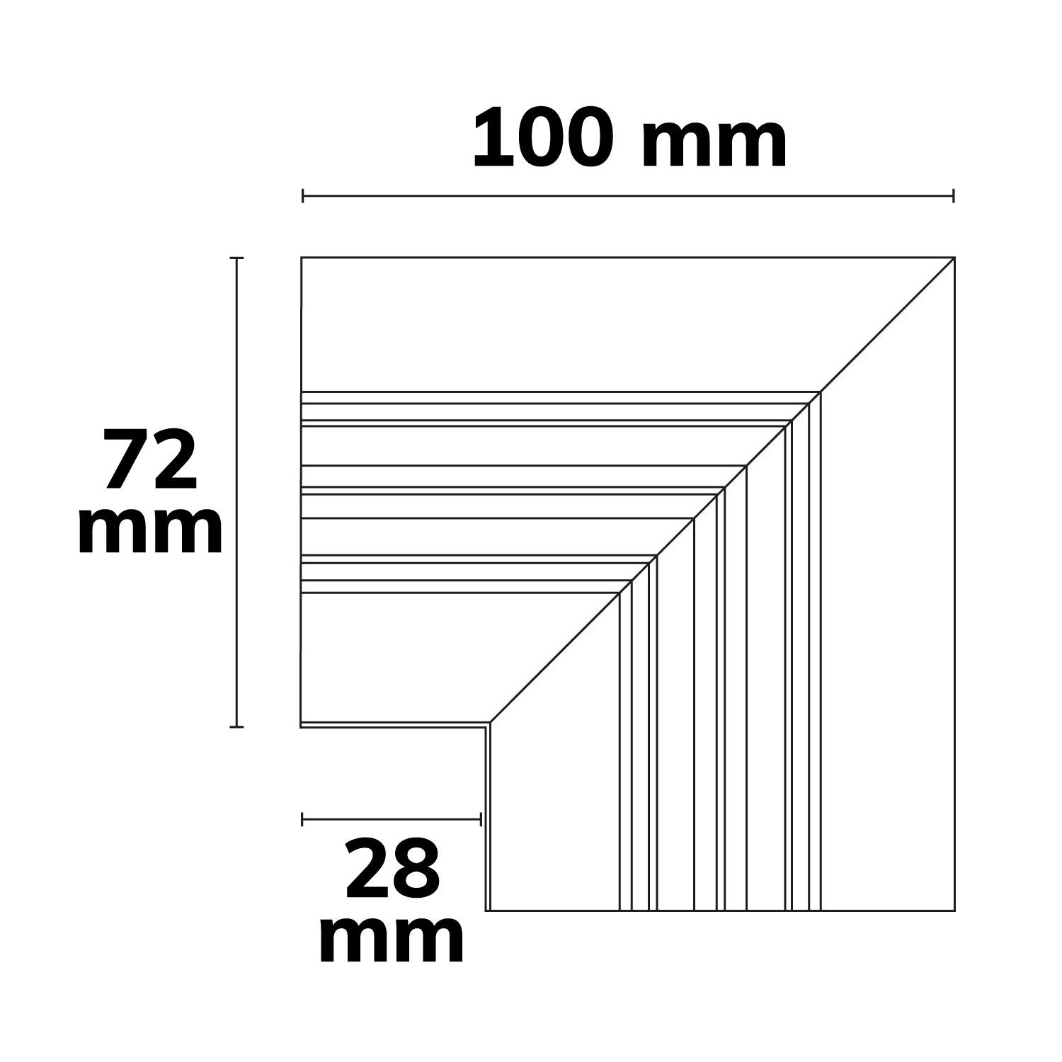 ISOLED Track48 Eckschiene 90° horizontal für Trockenbauschiene, weiß, nicht stromführend - 4