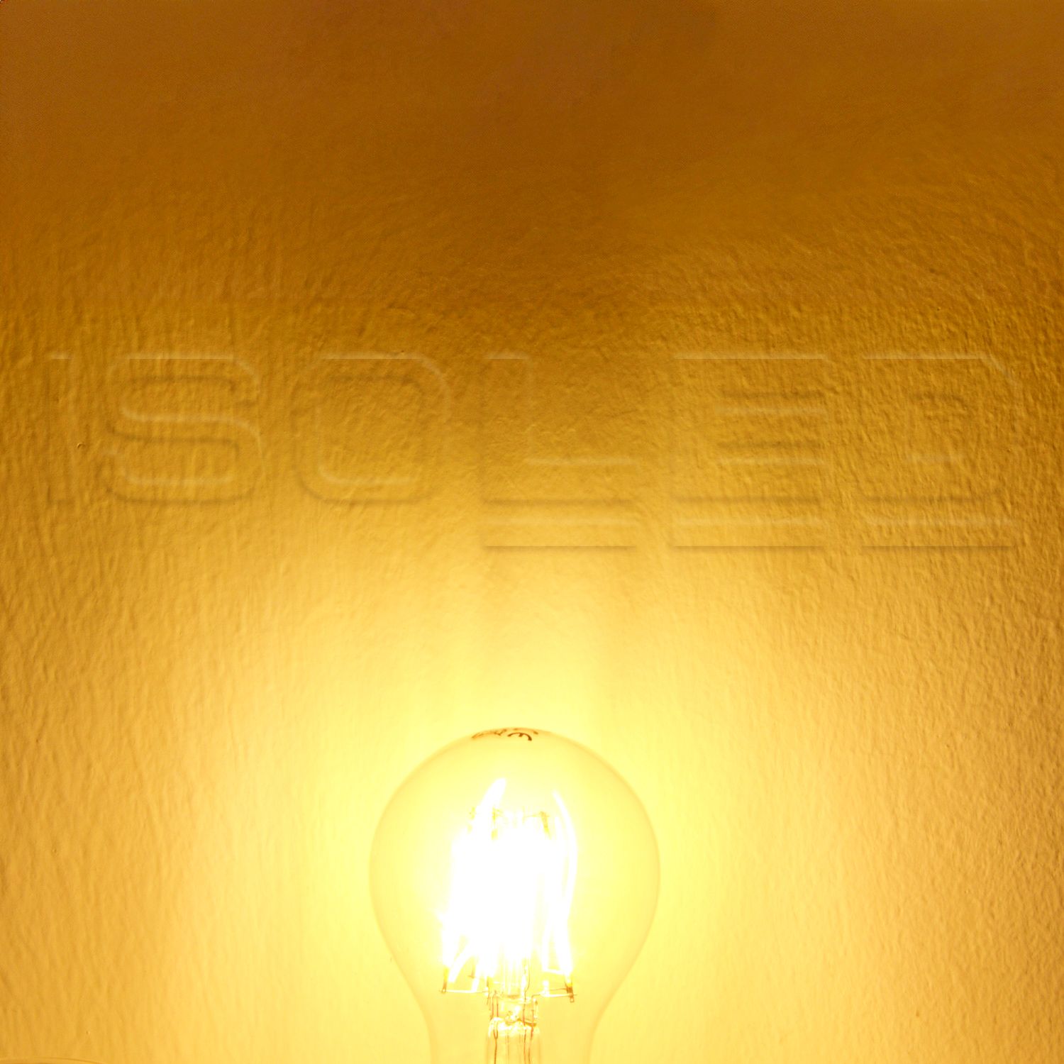ISOLED E27 LED Birne A67, 12W, klar, 160 lm/W, warmweiß, dimmbar - 4
