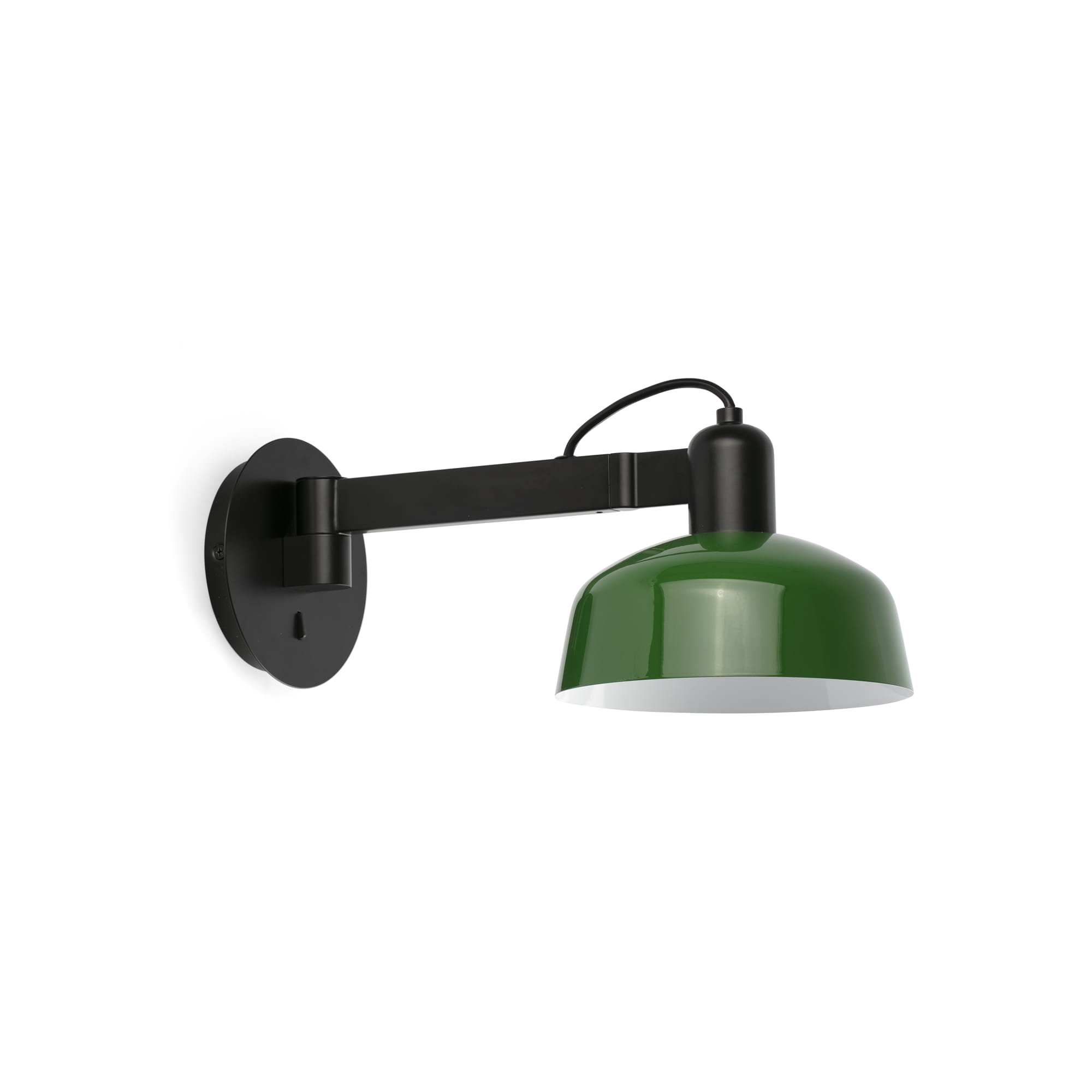Faro TATAWIN Wandleuchte Metall mit Wandarm grün - Produktbild 1