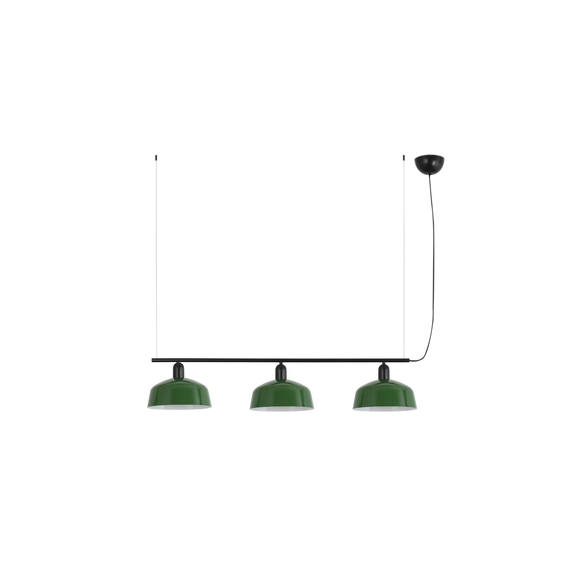 Faro TATAWIN M Metall 3L Pendelleuchte grün - 1
