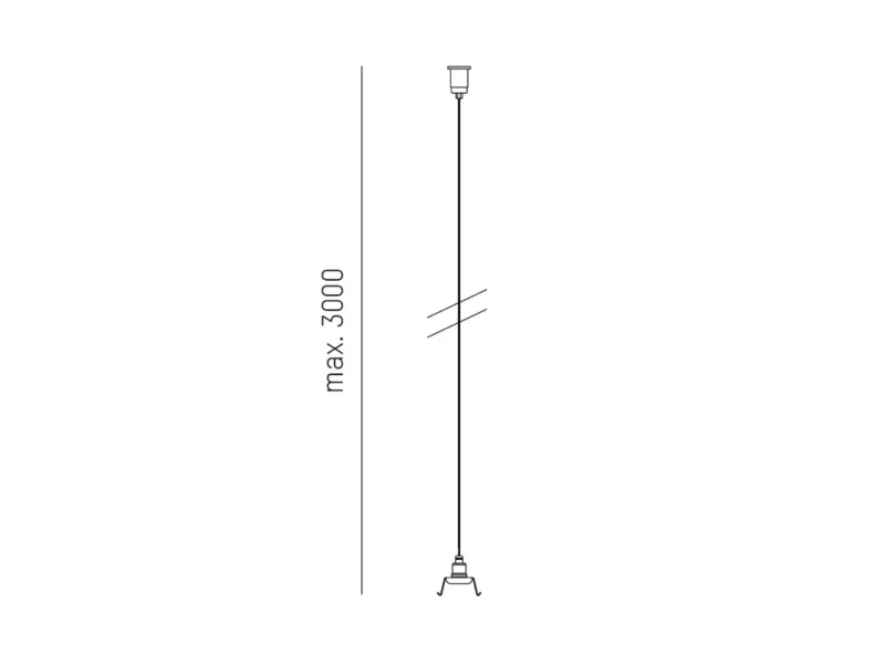 Molto Luce LOG OUT 2.1 SEILABHÄNGUNG (nickel) - Produktbild 2