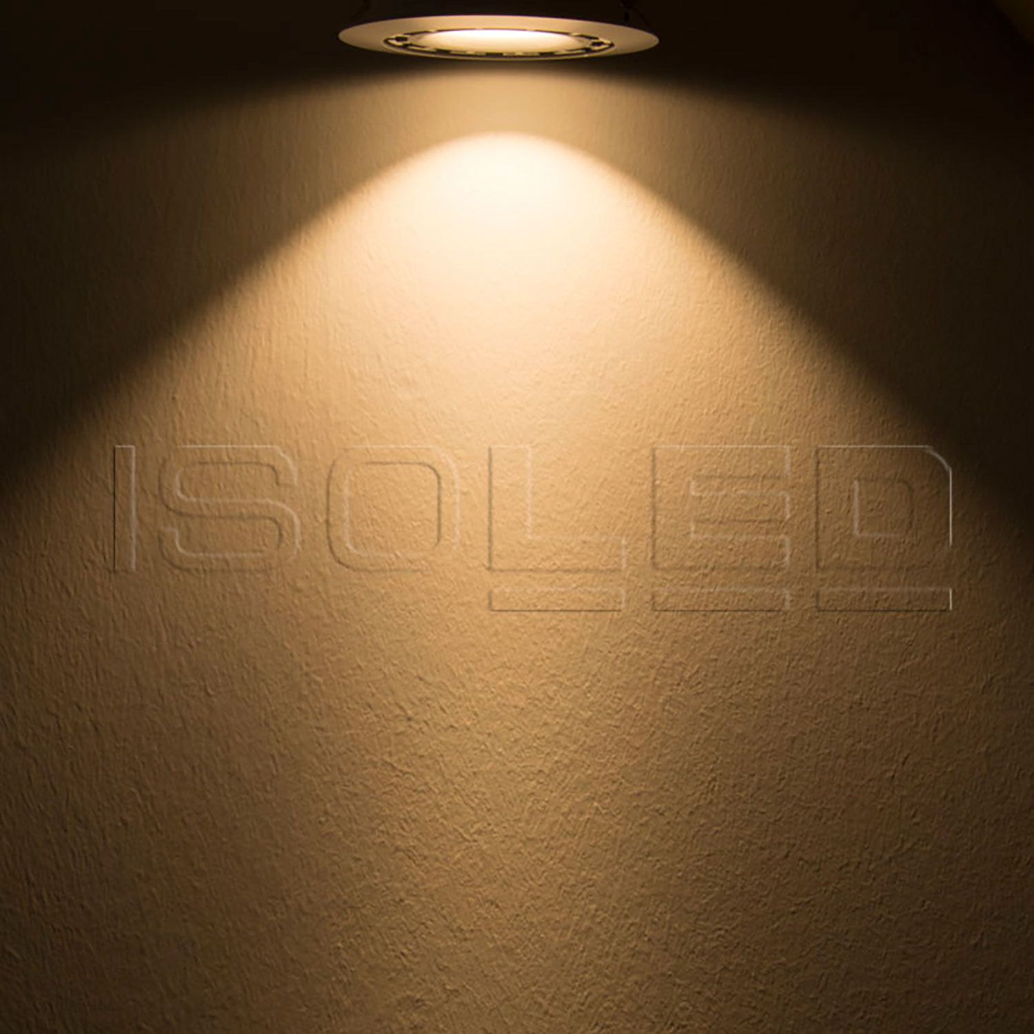 ISOLED LED Einbaustrahler asymmetrisch COB, weiß, 8W, 50°, IP44, rund, warmweiß, dimmbar - 4