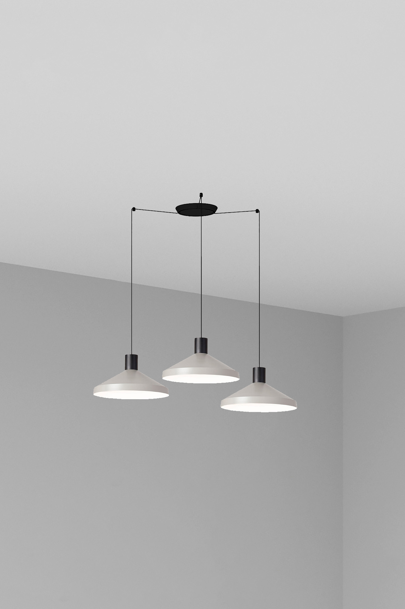 Faro KOMBO 400 3L Grau Pendelleuchte Faro KOMBO 400 3L Grau Pendelleuchte - 1