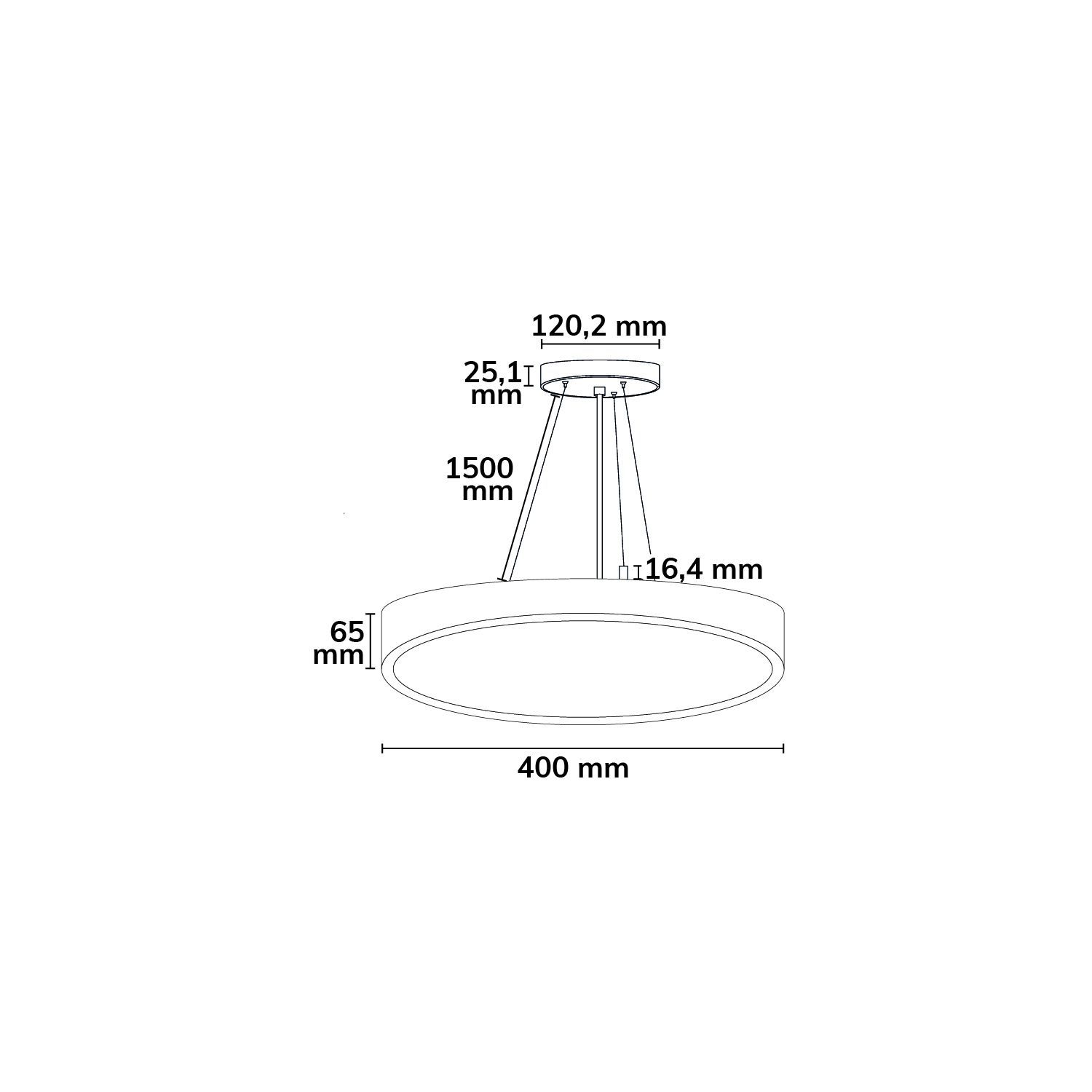 ISOLED LED Hängeleuchte UGR