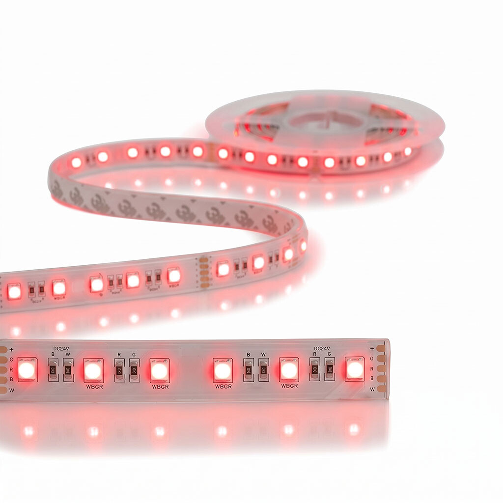 Emilum Flex Stripe 24V, 19.2W, RGBW/2700K, CRI90, 60LED, IP68, 14,5mm - 5