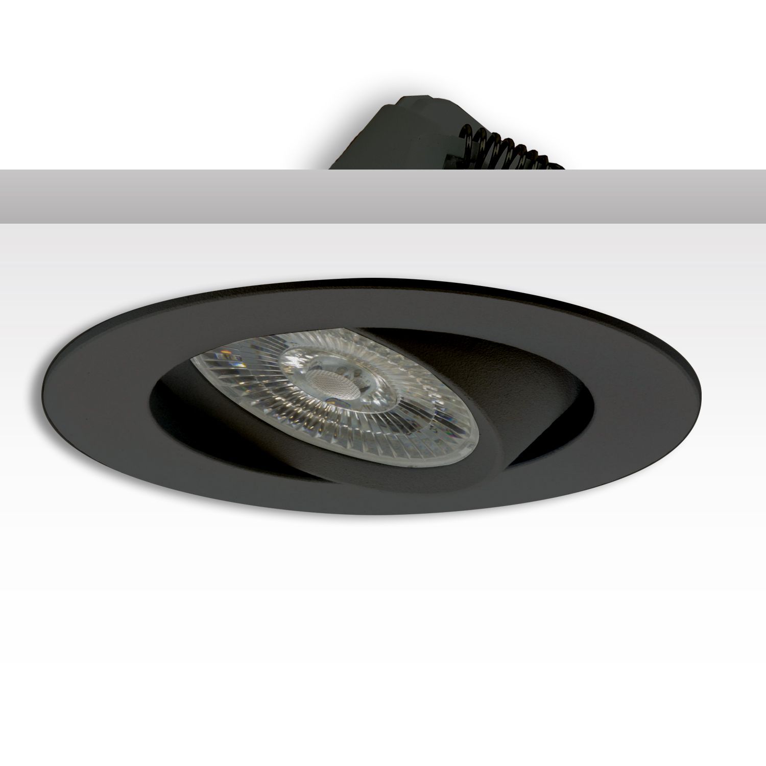 ISOLED LED Einbauleuchte Sunset Slim68 schwarz, rund, 9W, 1800-2800K, Dimm-to-warm - 3