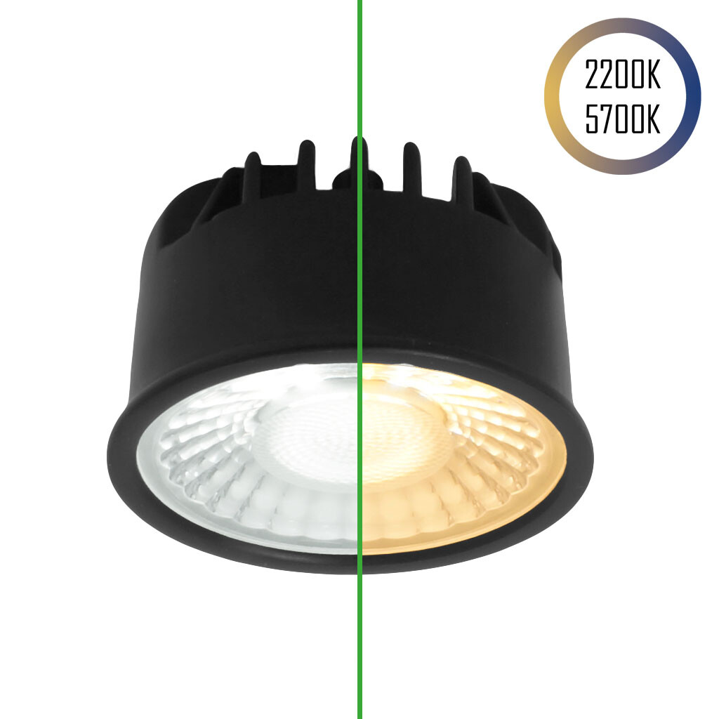Emilum LED-Spot 24V, MR16, 5W, 2200K/5700K, CRI90 (Tuneable White, CCT) Emilum LED-Spot 24V, MR16, 5W, 2200K/5700K, CRI90 (Tuneable White, CCT) - Produktbild 1
