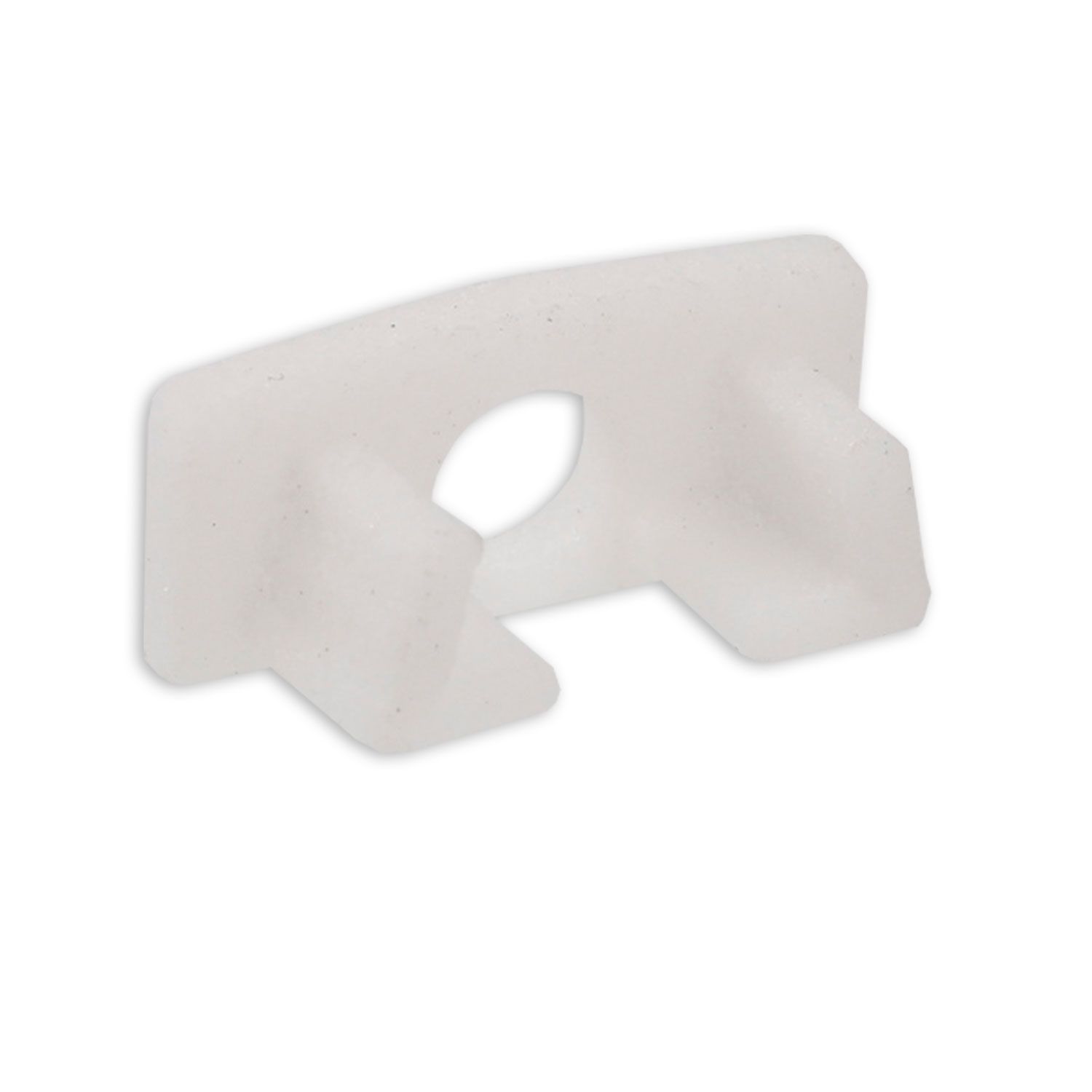 ISOLED Endkappe EC224 für Profil MINI-AB V2 weiß, mit Kabeldurchführung, 1 STK - 4