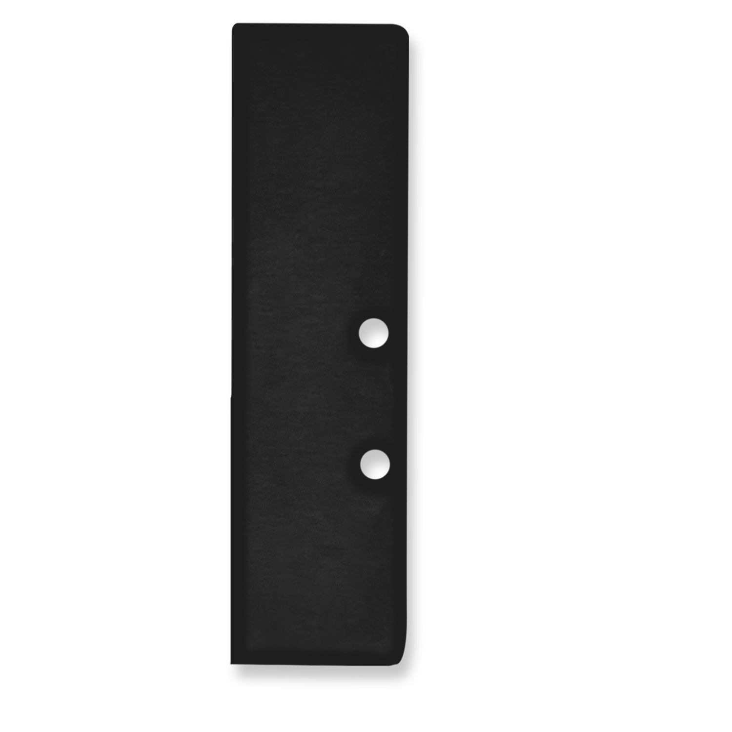 ISOLED Endkappe EC94 Aluminium schwarz RAL 9005 für Profil HIDE BOTTOM inkl. Schrauben - 1