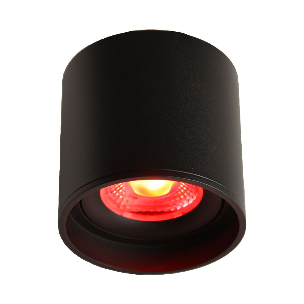 Emilum LED Ceiling Spot 24V, 8W, RGBW/2700K, CRI90 Schwarz - Produktbild 3