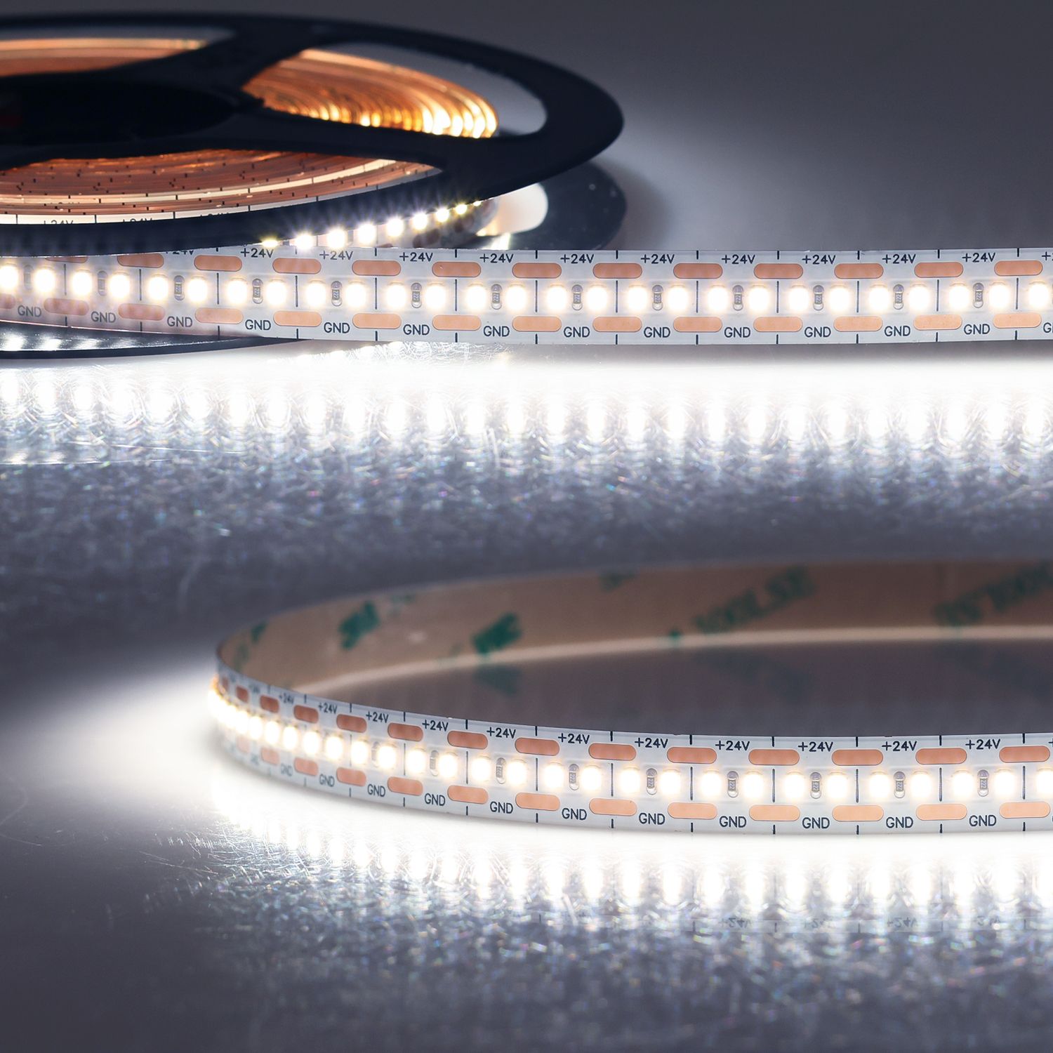 ISOLED LED CRI965 Linear10 Flexband, 24V DC, 15W, IP20, 6500K, 5m Rolle, 280 LED/m ISOLED LED CRI965 Linear10 Flexband, 24V DC, 15W, IP20, 6500K, 5m Rolle, 280 LED/m - 1