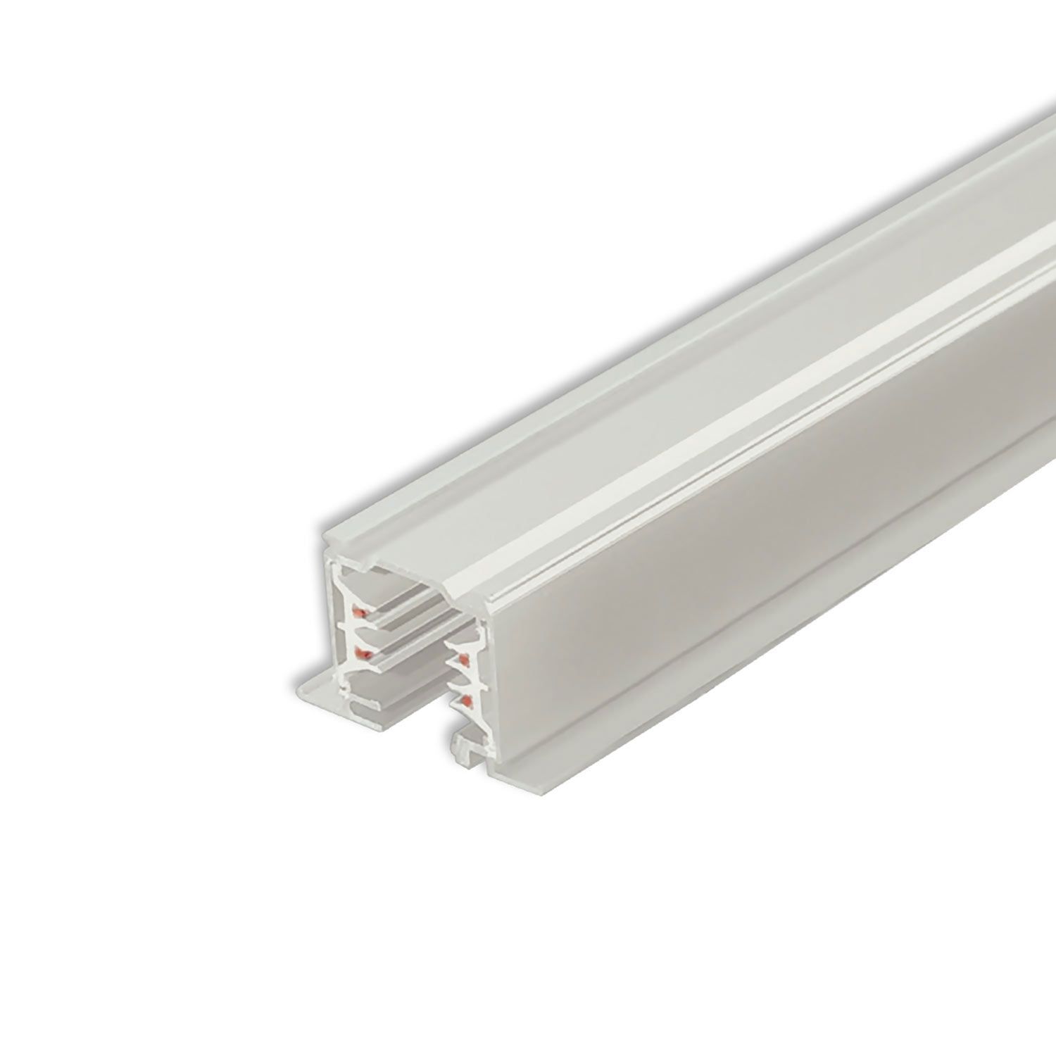 ISOLED 3-Phasen Classic Einbau-Stromschiene, 2m, weiß - 1