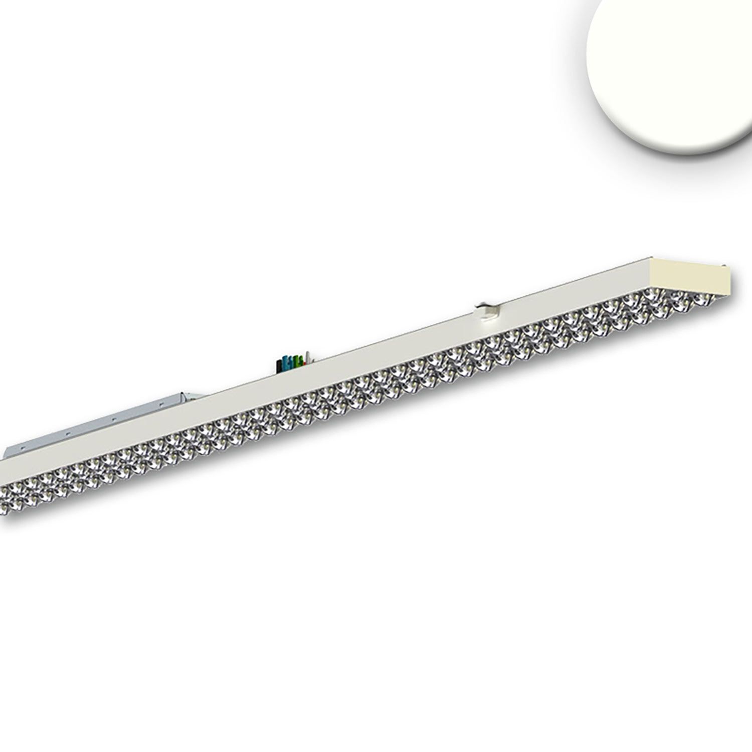 ISOLED FastFix LED Linearsystem S Modul 1,5m 25-75W, 4000K, 180lm/W, 25° links, DALI dimmbar - 1