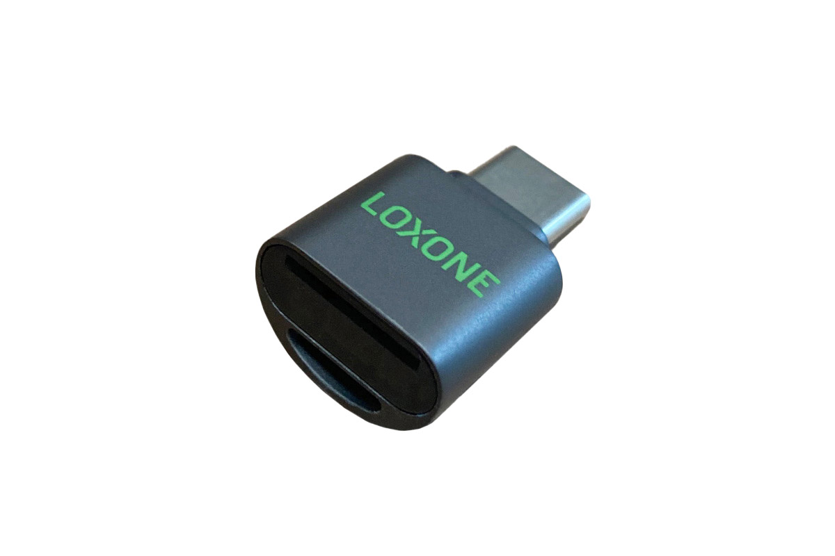 Loxone USB-C Micro-SD Kartenleser Loxone USB-C Micro-SD Kartenleser - 1