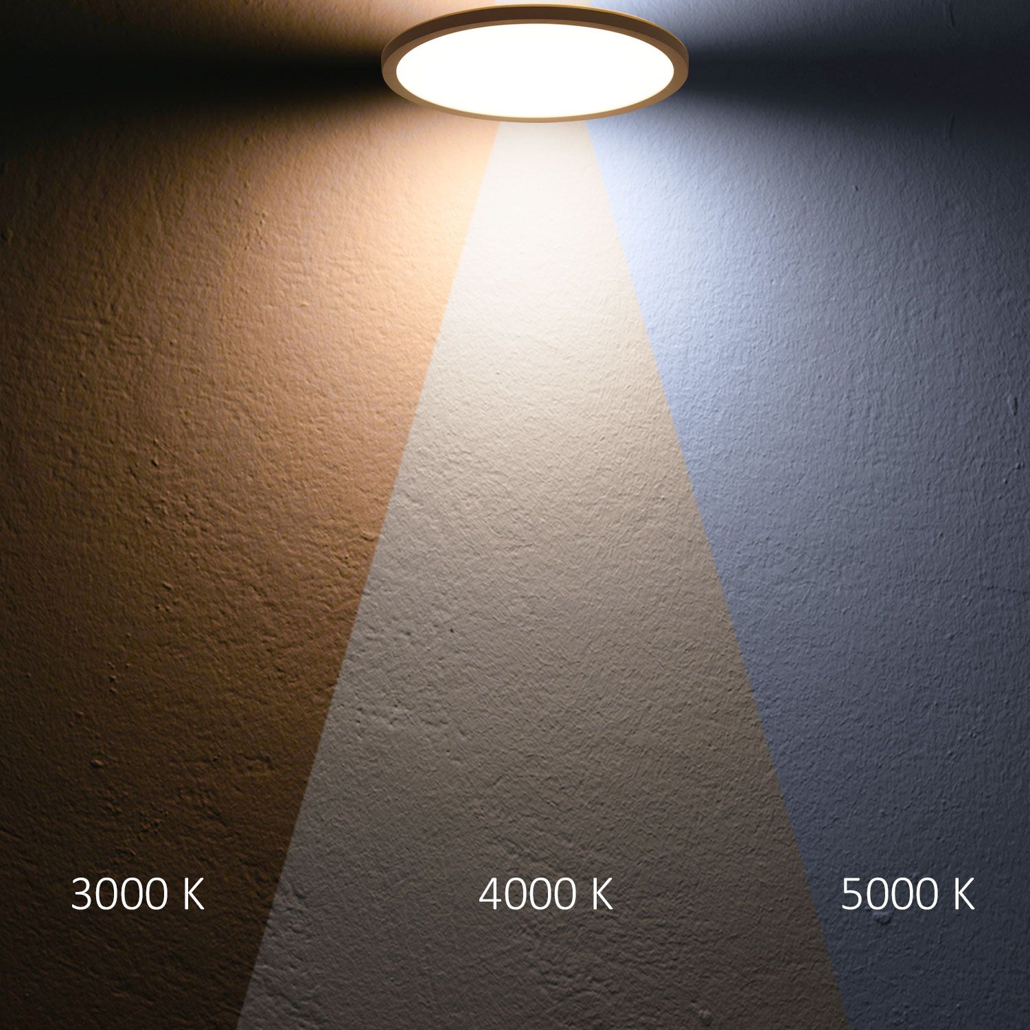 ISOLED LED Deckenleuchte Slim300 PRO, 18W, weiß, rund, IP44, DN300, 3000|4000|5000K, Up&Down - 5