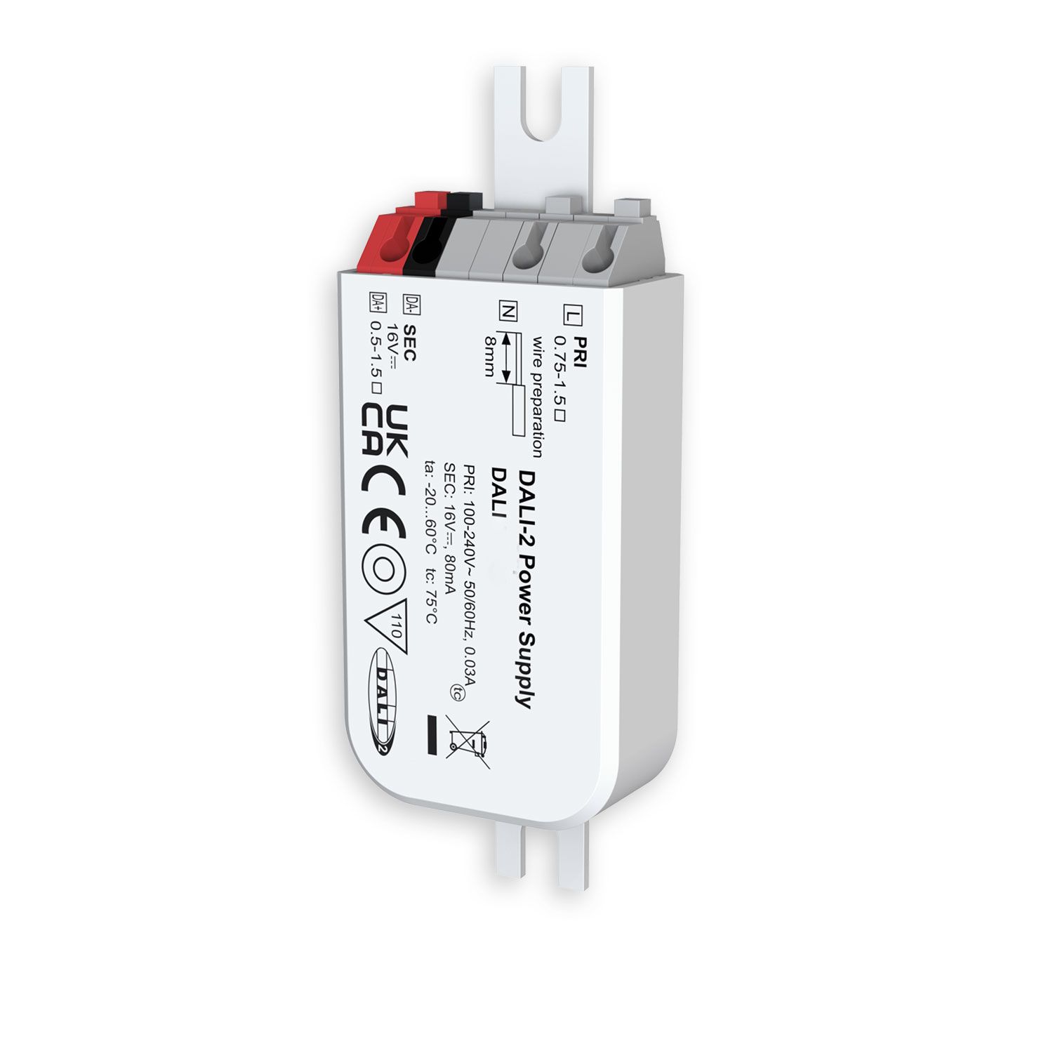 ISOLED DALI Power Supply 16V, 80mA, 230V Nennspannung ISOLED DALI Power Supply 16V, 80mA, 230V Nennspannung - 1
