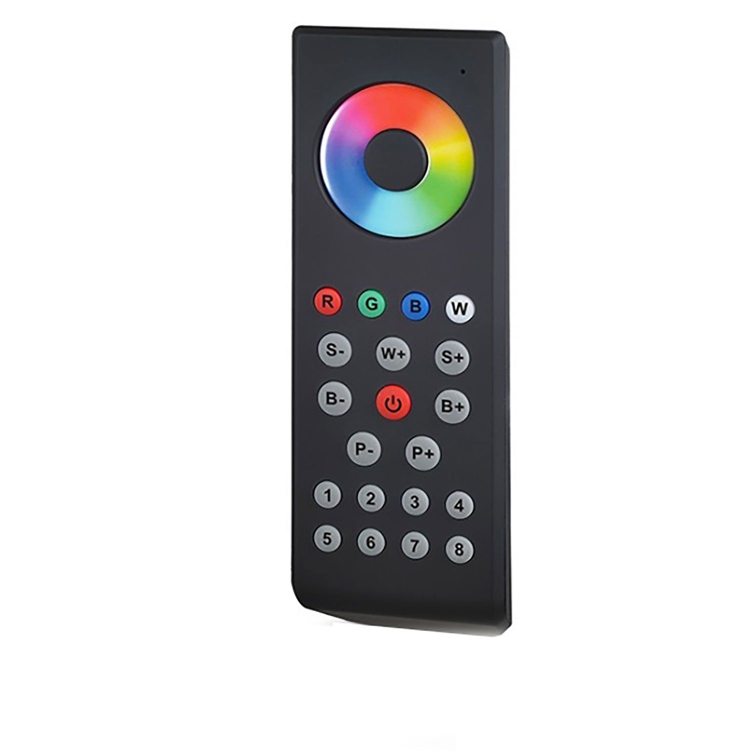 ISOLED Sys-One RGB+W 8 Zonen Fernbedienung schwarz - 1