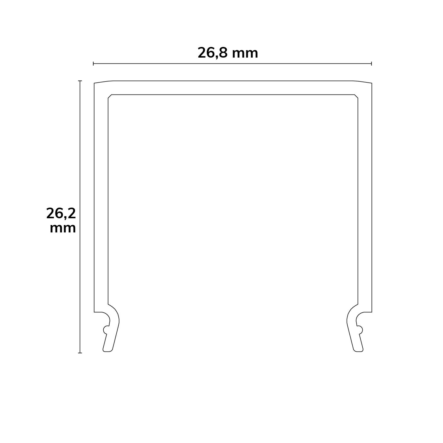 ISOLED Abdeckung COVER31 transparent 200cm für SURF20(FLAT)/ DIVE20(FLAT) - 2