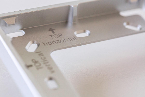 Loxone Montagerahmen 3-fach Silber - 3