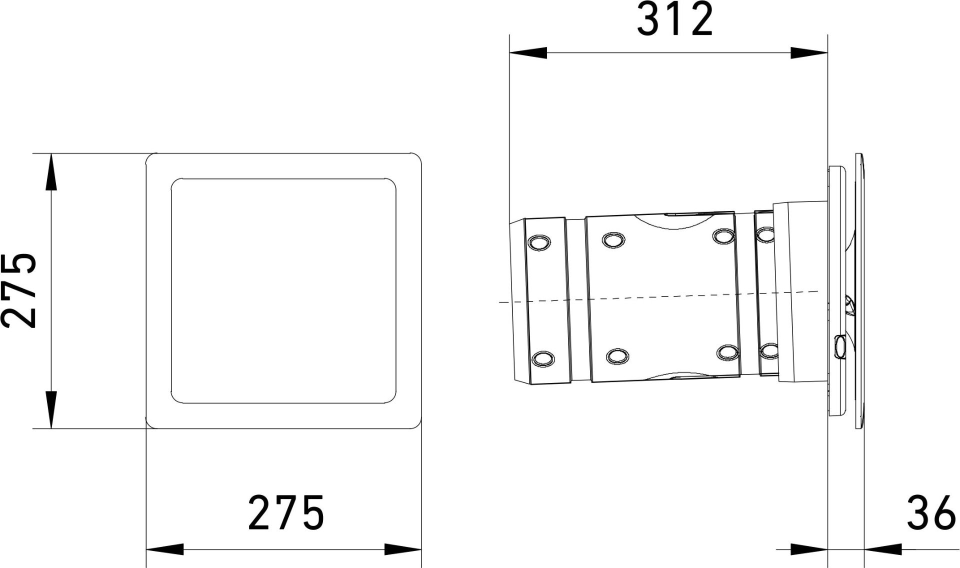  Leaf 1 Tree Innenset Aluminium-Optik – Modul 3/3 (Kabelgebundene Smart Home-Lösung)  - Produktbild 3