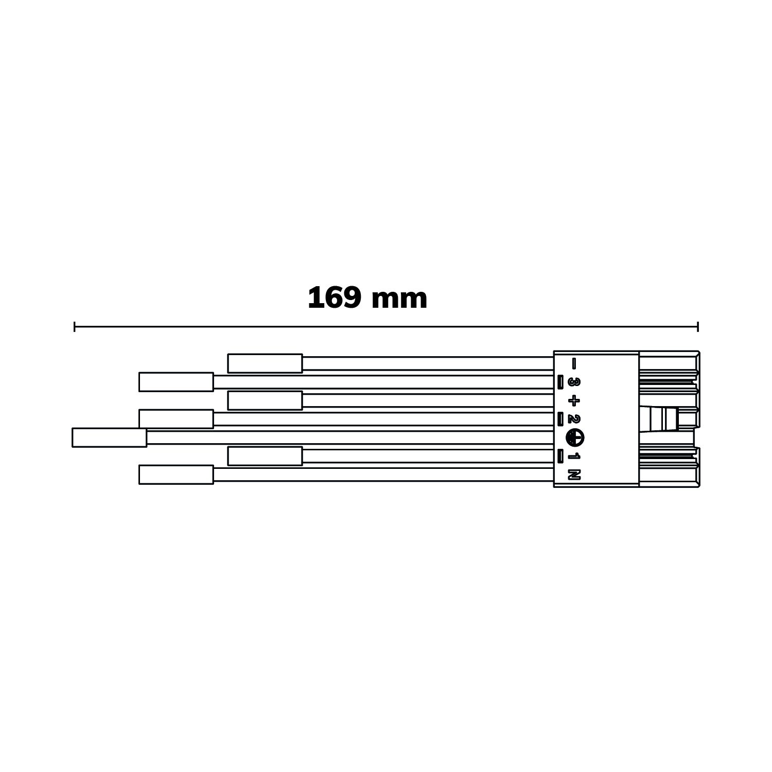 ISOLED FastFix LED Linearsystem R PRO Modul Einspeiseadapter 7-polig, 16A female - 2
