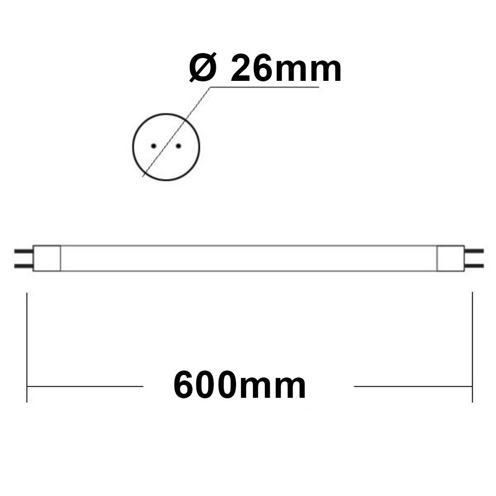 ISOLED T8 LED Röhre Nano+, 60cm, 9W, neutralweiß - 3
