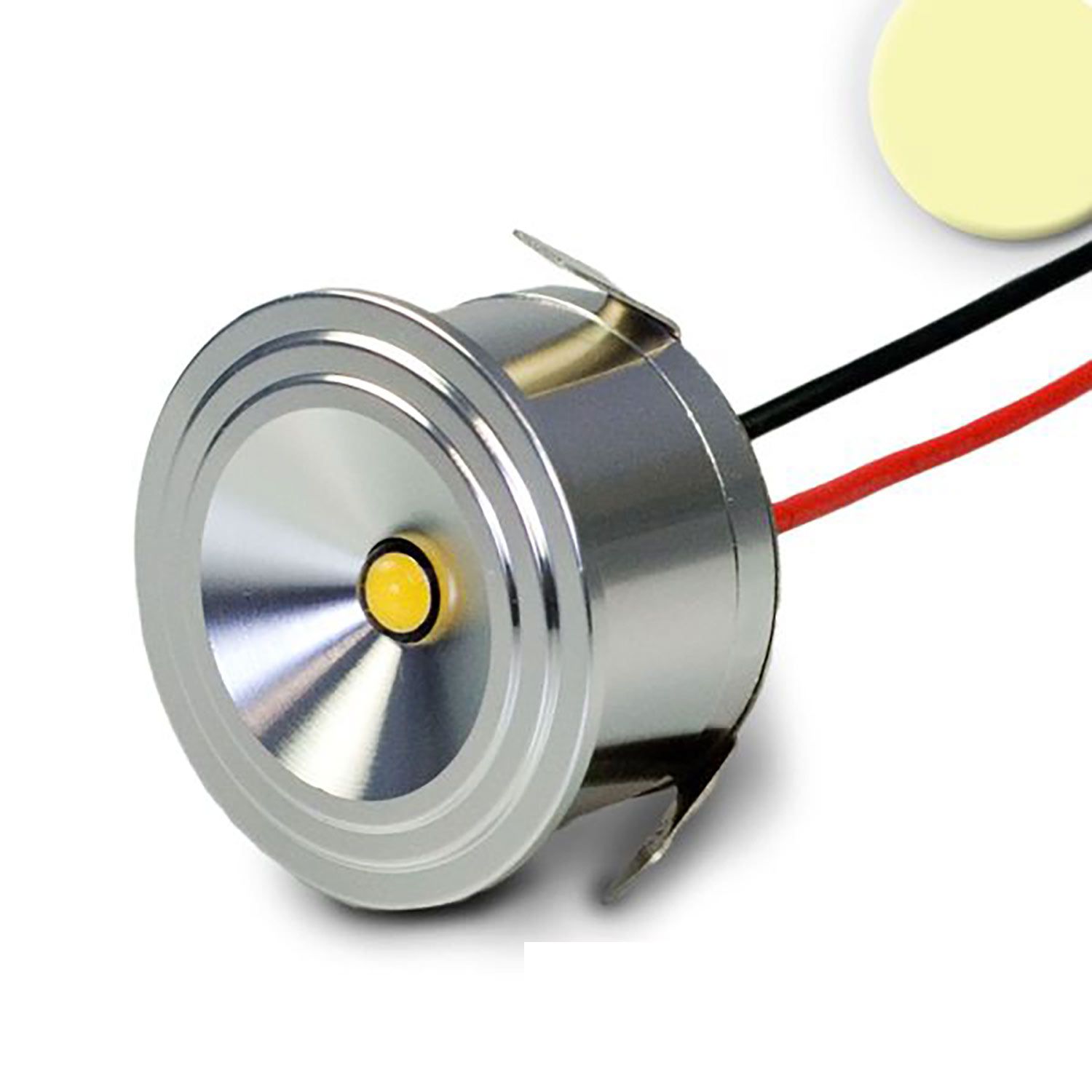 ISOLED LED Spot MiniAMP 12V oder 700mA, 3W, 100°, warmweiß - 1