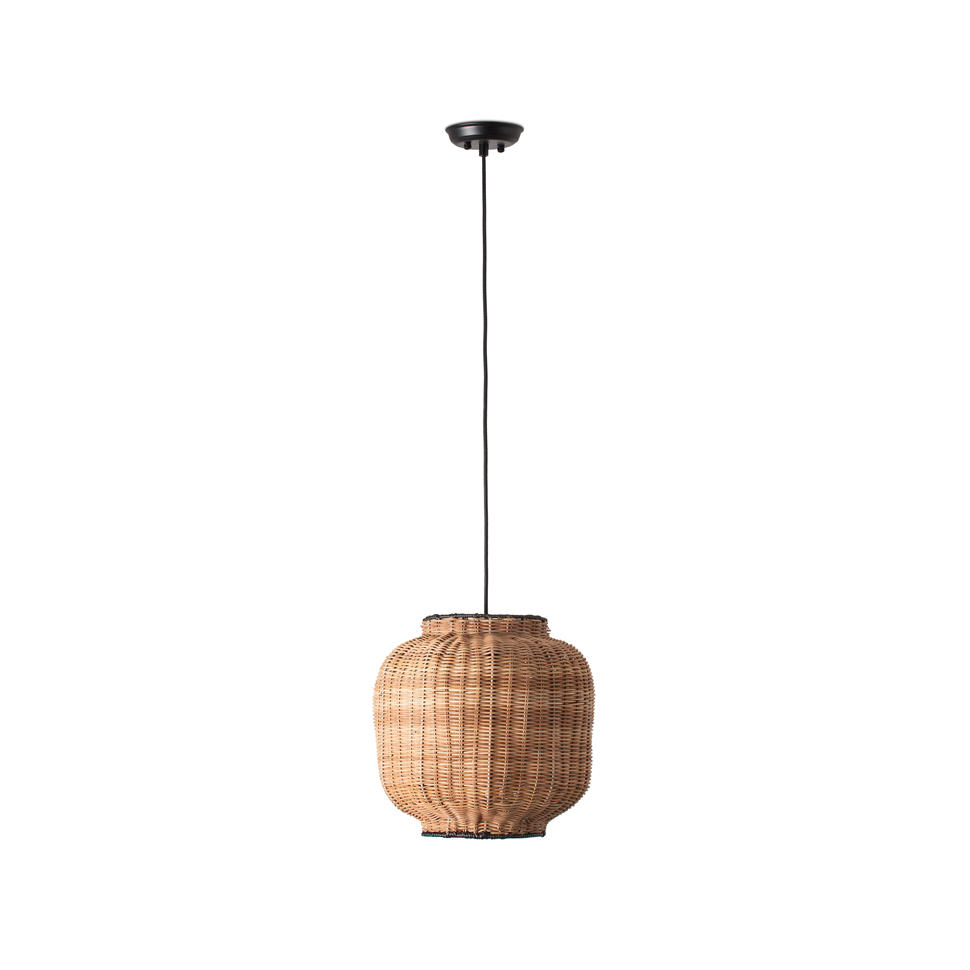 Faro TUPAI Hängeleuchte schwarz/rattan Faro TUPAI Hängeleuchte schwarz/rattan - 1
