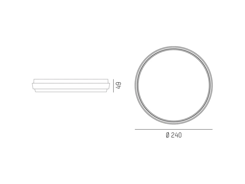 Molto Luce SOPO ROUND M SD (grau) - 2