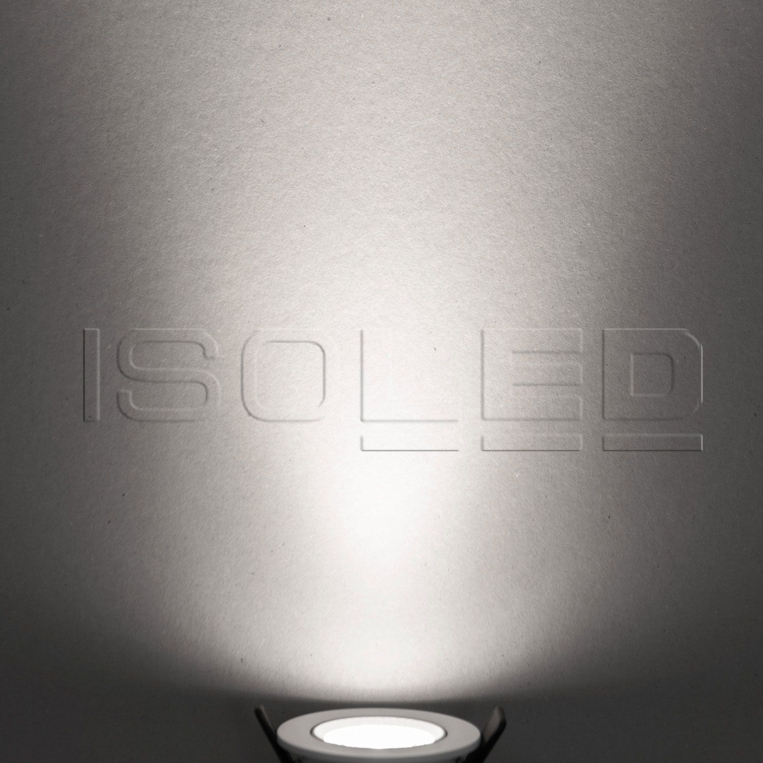 ISOLED LED Einbauleuchte Slim68 schwarz, rund, 9W, neutralweiß, dimmbar - 4