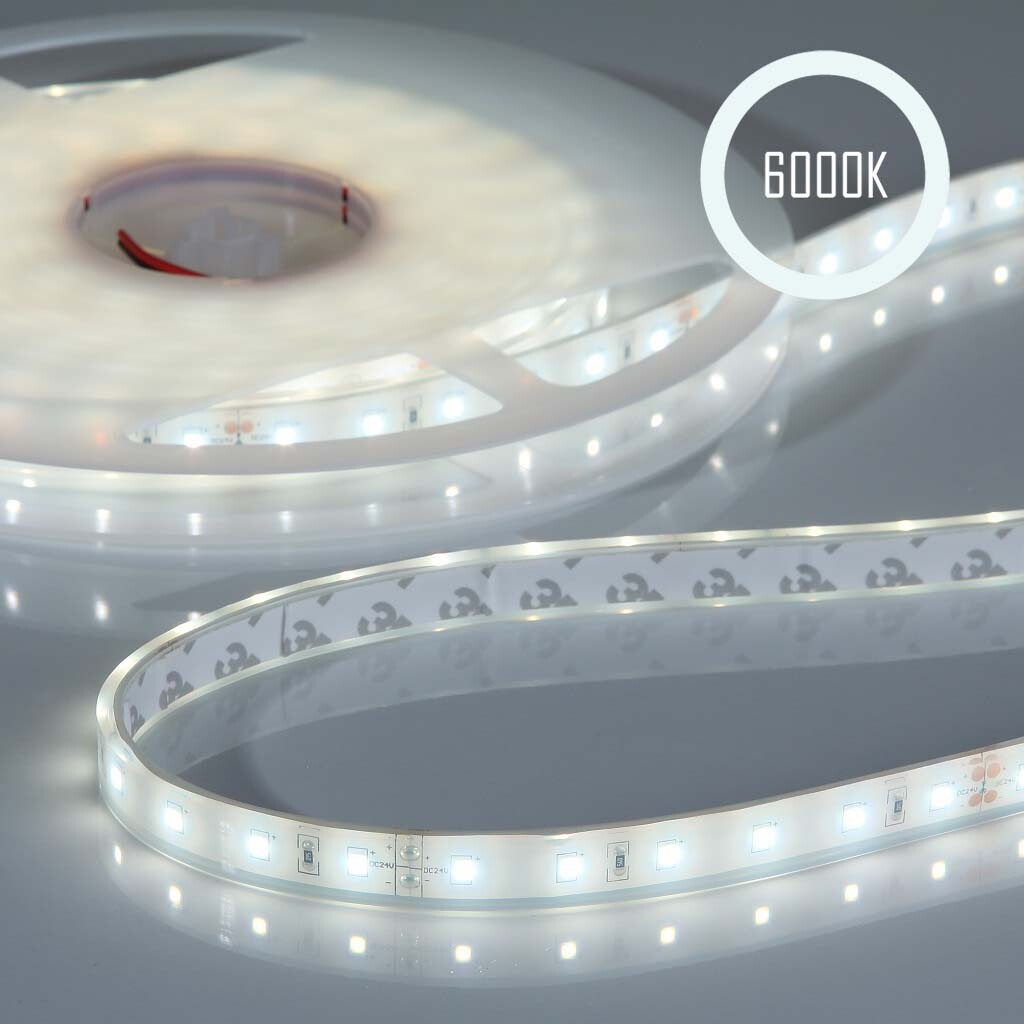 Emilum Flex Stripe 24V, 14.4W, 6000K, CRI90, 60LED, IP68, 12,5mm - Produktbild 1