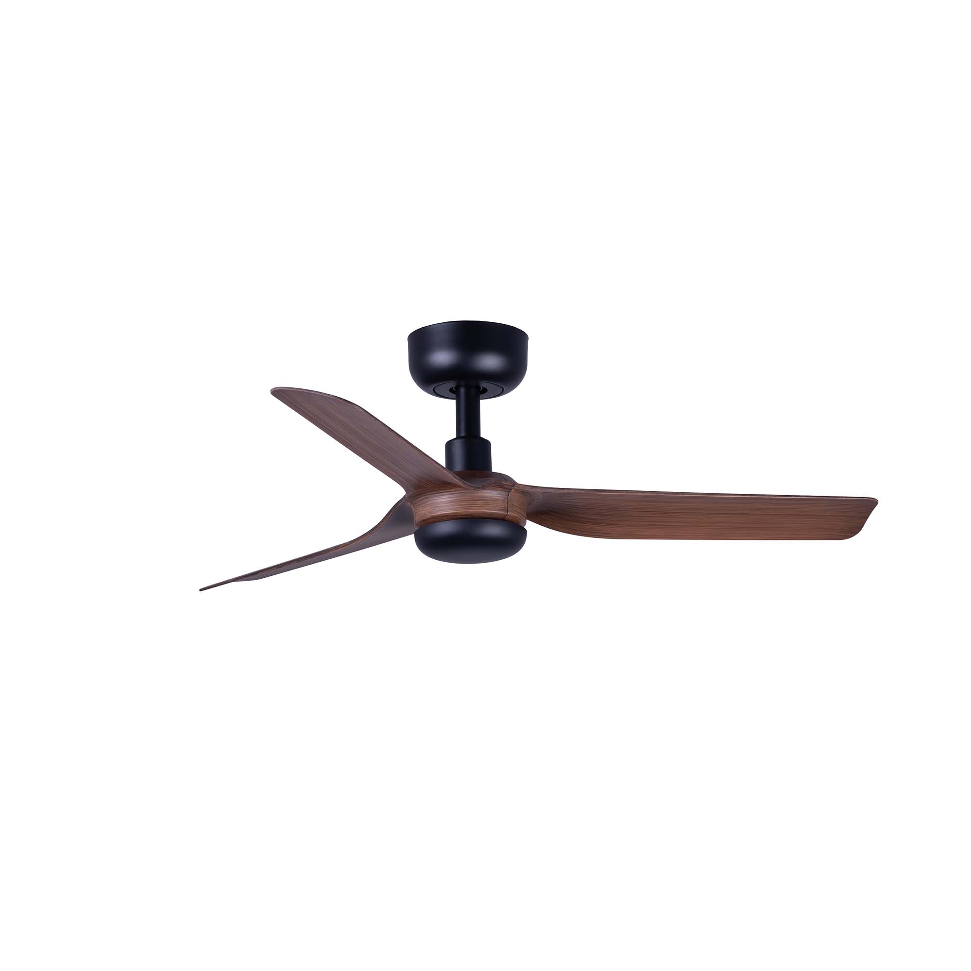 Faro MINI PUNT S LED-Gleichstrom-Ventilator schwarz/nussbaum - Produktbild 1