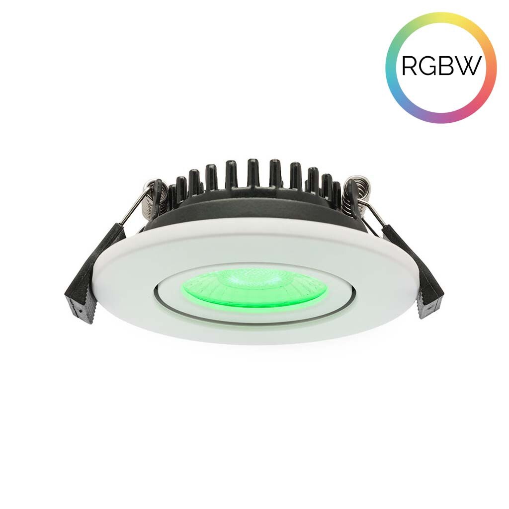 Emilum LED-Swing Spot 24V, 5W, RGBW/2700K, CRI90 - Produktbild 1