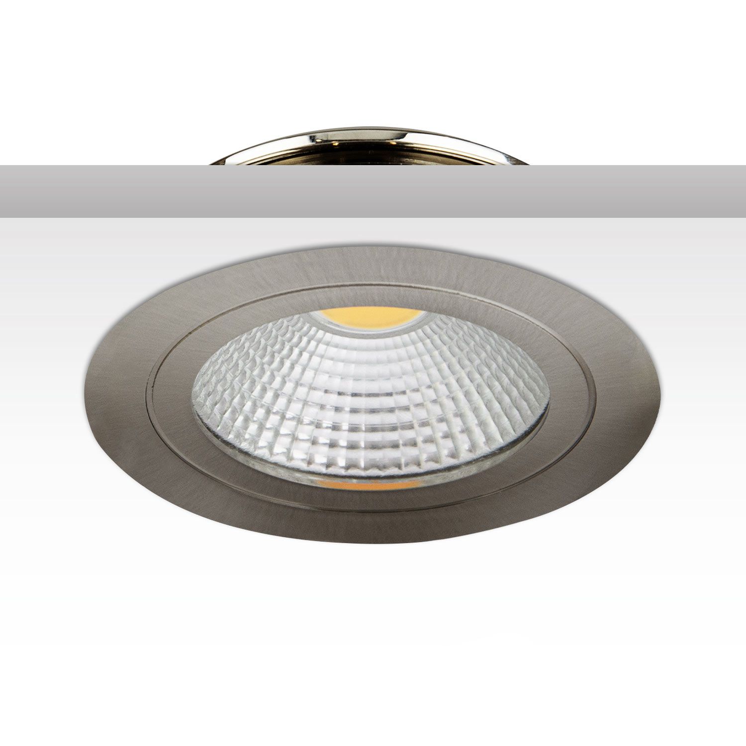 ISOLED LED Einbaustrahler COB mit Reflektor, 5W, 60°, nickel geb., warmweiß - 2