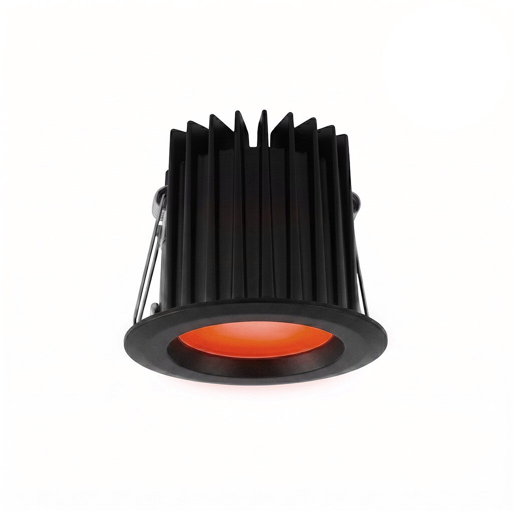 Emilum LED-Spot 24V, 10W, RGBW/2700K, CRI90 Schwarz - 3