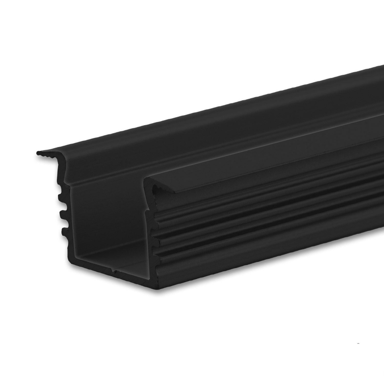 ISOLED LED Einbauprofil DIVE12 Aluminium schwarz, 200cm ISOLED LED Einbauprofil DIVE12 Aluminium schwarz, 200cm - 1