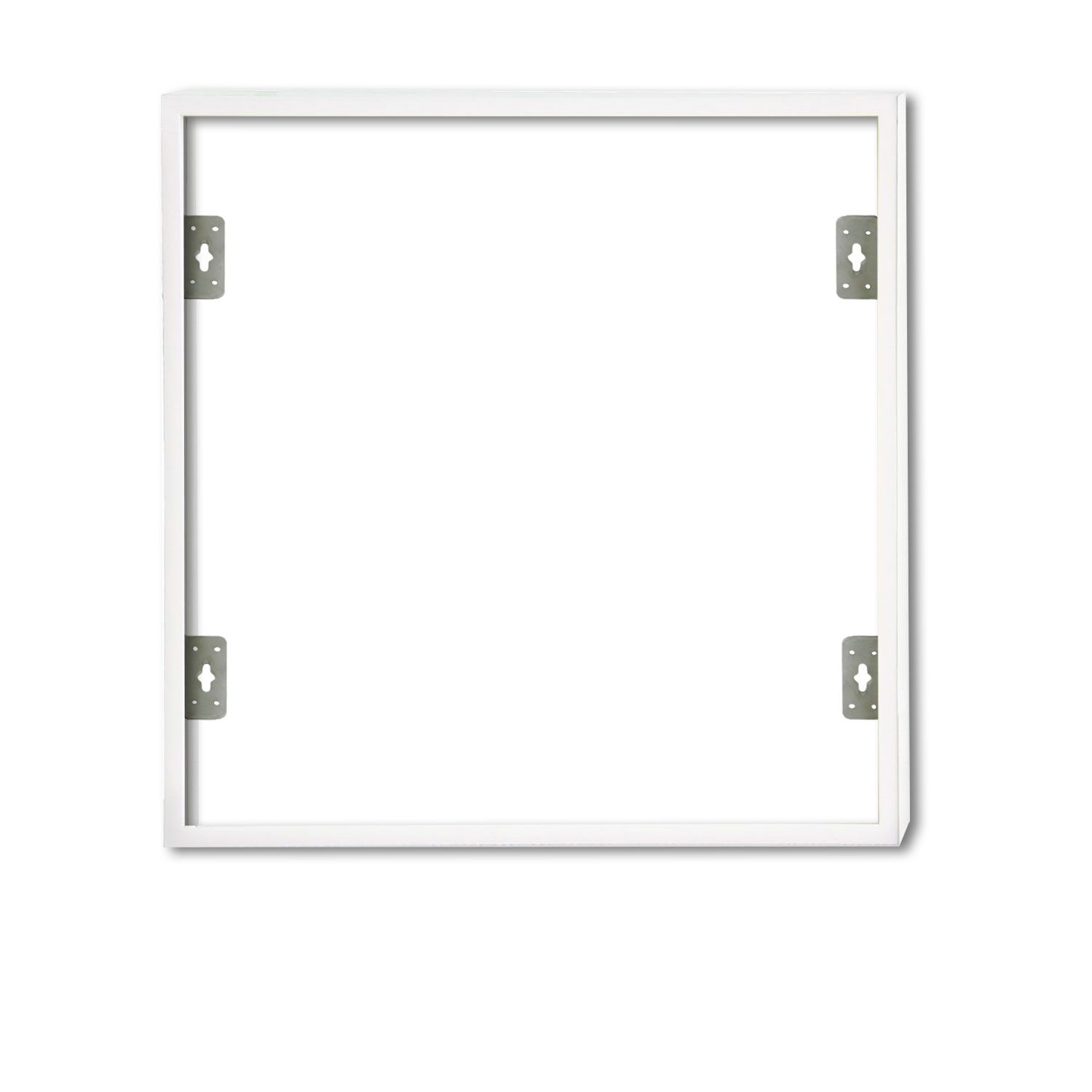 ISOLED Aufbaurahmen weiß RAL 9016, Höhe 7cm, für LED Panels 625x625, steckbare Schnellmontage - 1