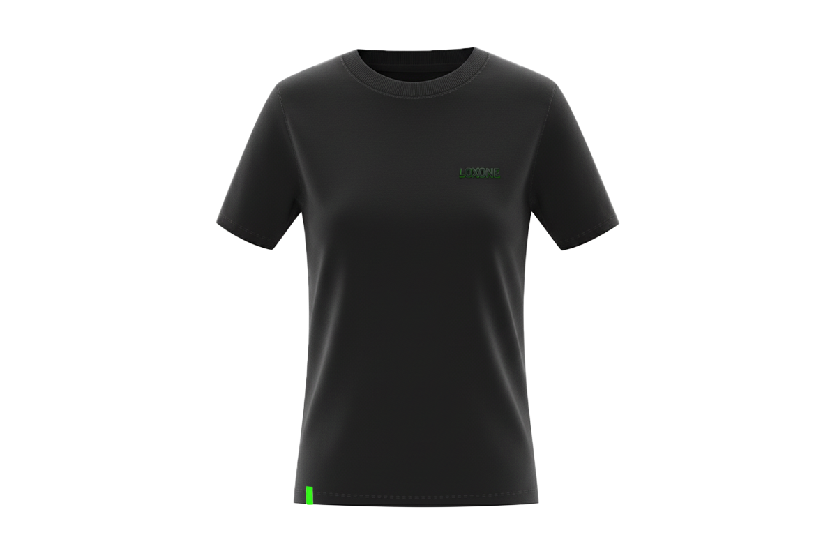 Loxone T-Shirt Damen Corporate Schwarz S Loxone T-Shirt Damen Corporate Schwarz S - 1